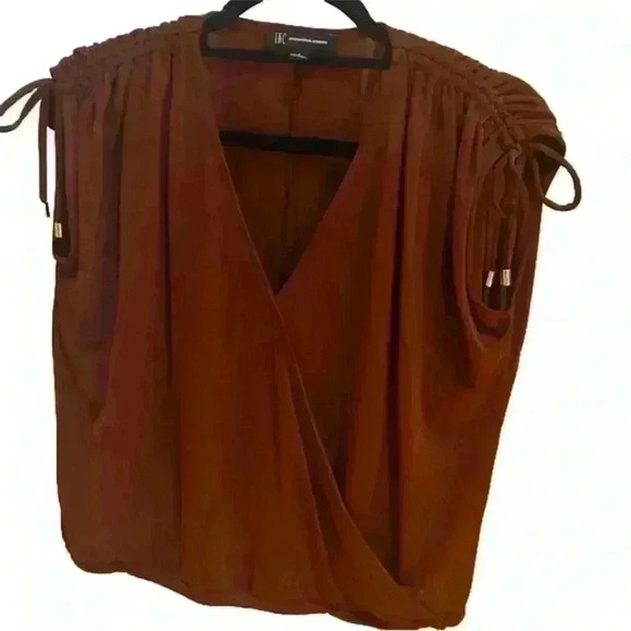 INC boho brown matching top and bottoms, Small - Picture 2 of 5